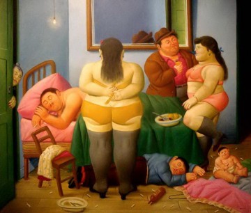 Fernando Botero Painting - Marta Fernando Botero